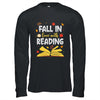 Fall In Love With Reading Fall Leaves Autumn Thanksgiving Shirt & Hoodie | siriusteestore