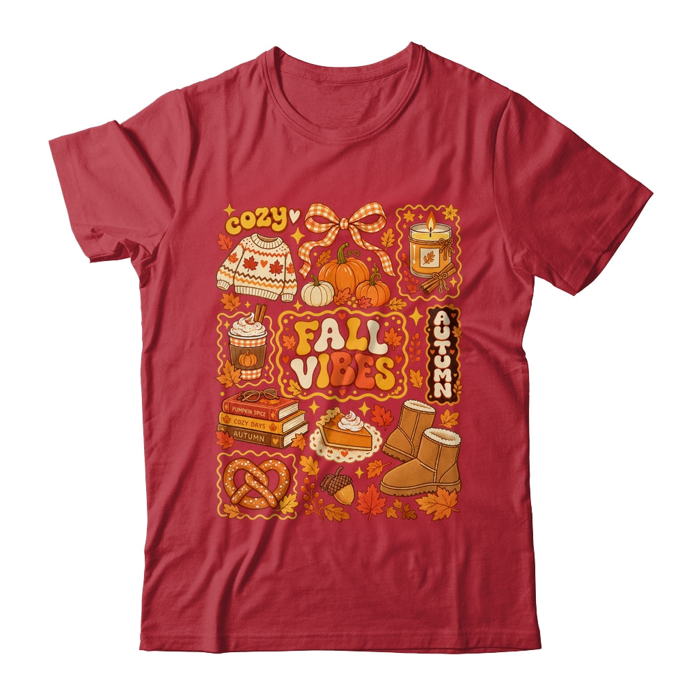 Fall Vibes Autumn Coquette Pumpkin Thanksgiving Coffee Women Shirt & Sweatshirt | siriusteestore