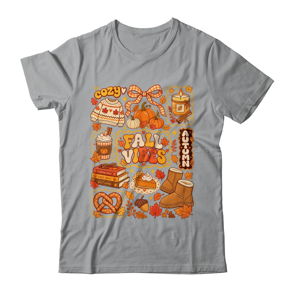 Fall Vibes Autumn Coquette Pumpkin Thanksgiving Coffee Women Shirt & Sweatshirt | siriusteestore