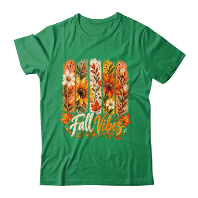 Fall Vibes Autumn Women Floral Retro Fall Flowers Boho Daisy Shirt & Sweatshirt | siriusteestore