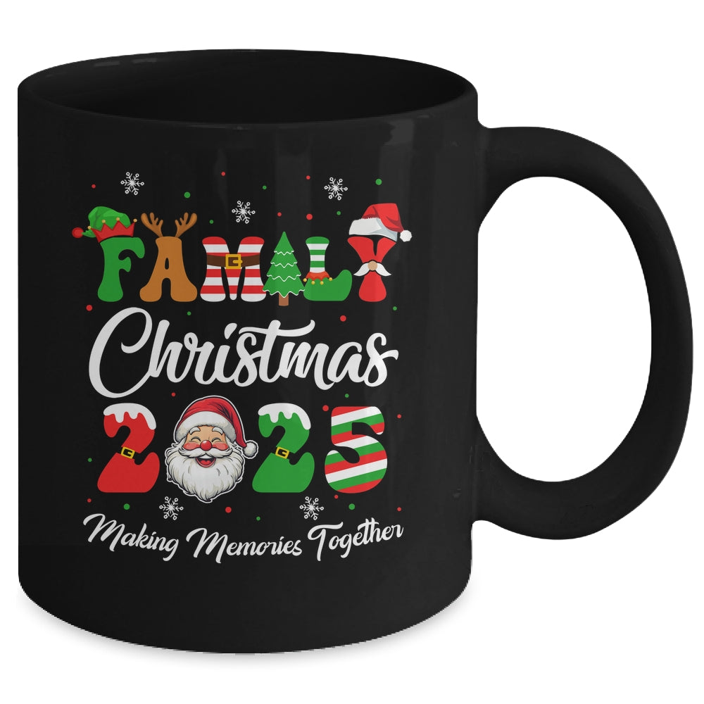 Family 2025 Christmas Matching Outfits Team Santa Elf Squad Mug | siriusteestore