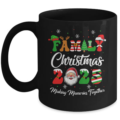 Family 2025 Christmas Matching Outfits Team Santa Elf Squad Mug | siriusteestore