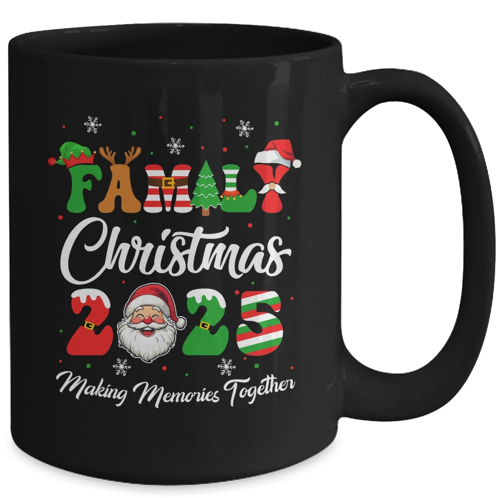 Family 2025 Christmas Matching Outfits Team Santa Elf Squad Mug | siriusteestore
