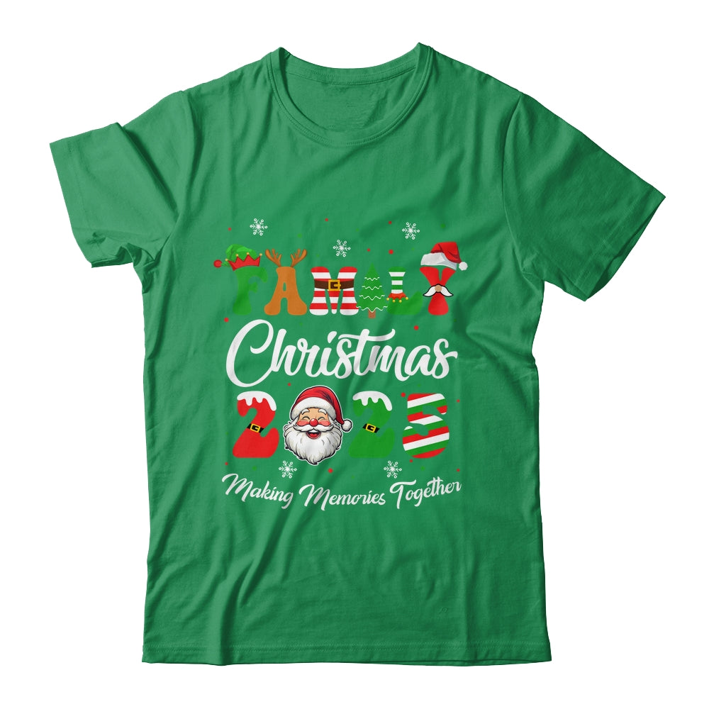 Family 2025 Christmas Matching Outfits Team Santa Elf Squad Shirt & Sweatshirt | siriusteestore