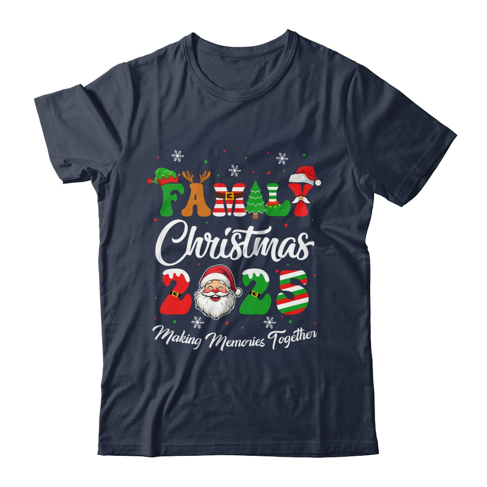 Family 2025 Christmas Matching Outfits Team Santa Elf Squad Shirt & Sweatshirt | siriusteestore
