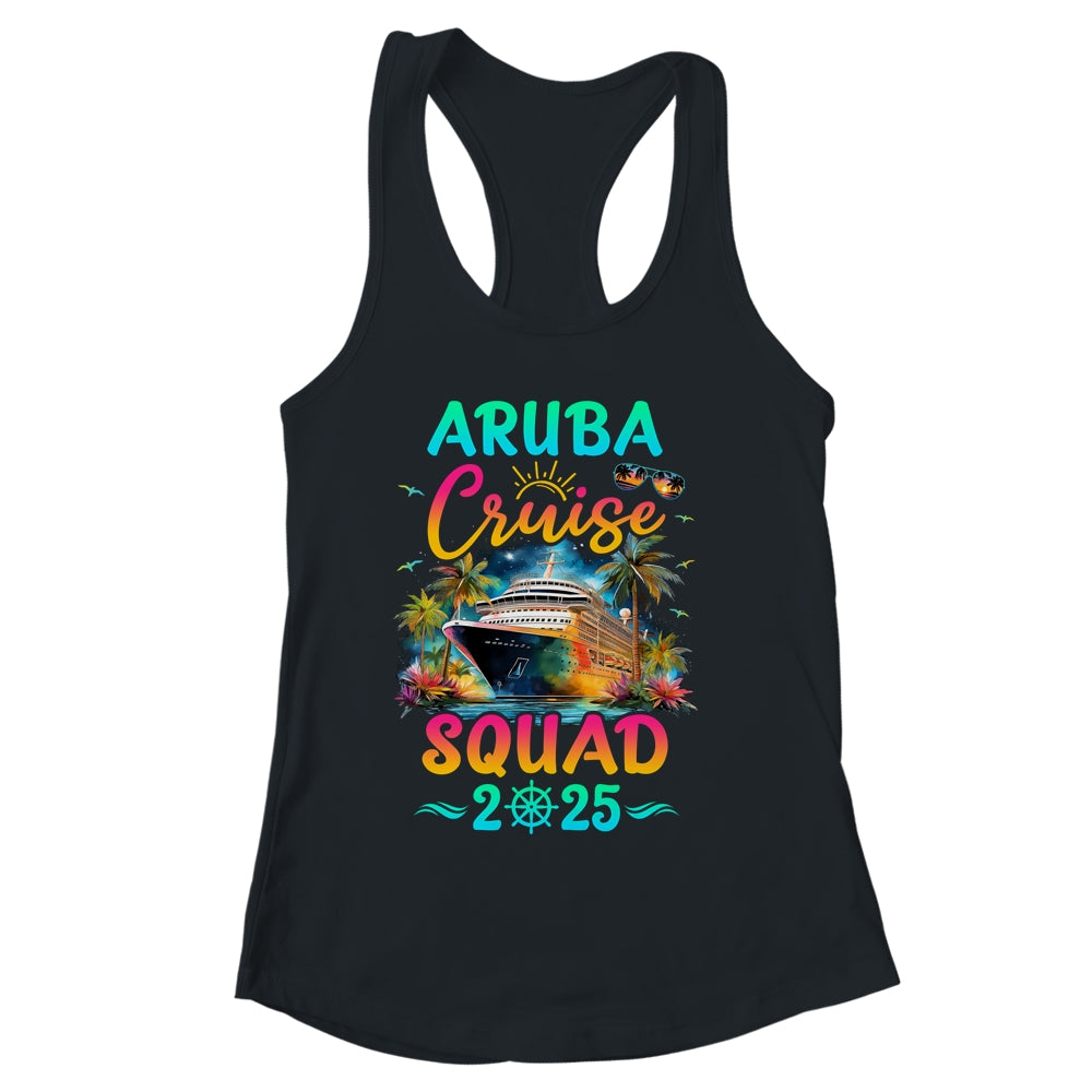 Family Aruba Cruise Squad 2025 Summer Vacation Matching Shirt & Tank Top | siriusteestore