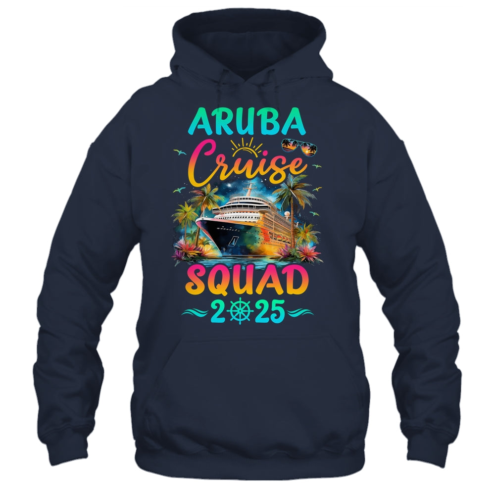 Family Aruba Cruise Squad 2025 Summer Vacation Matching Shirt & Tank Top | siriusteestore