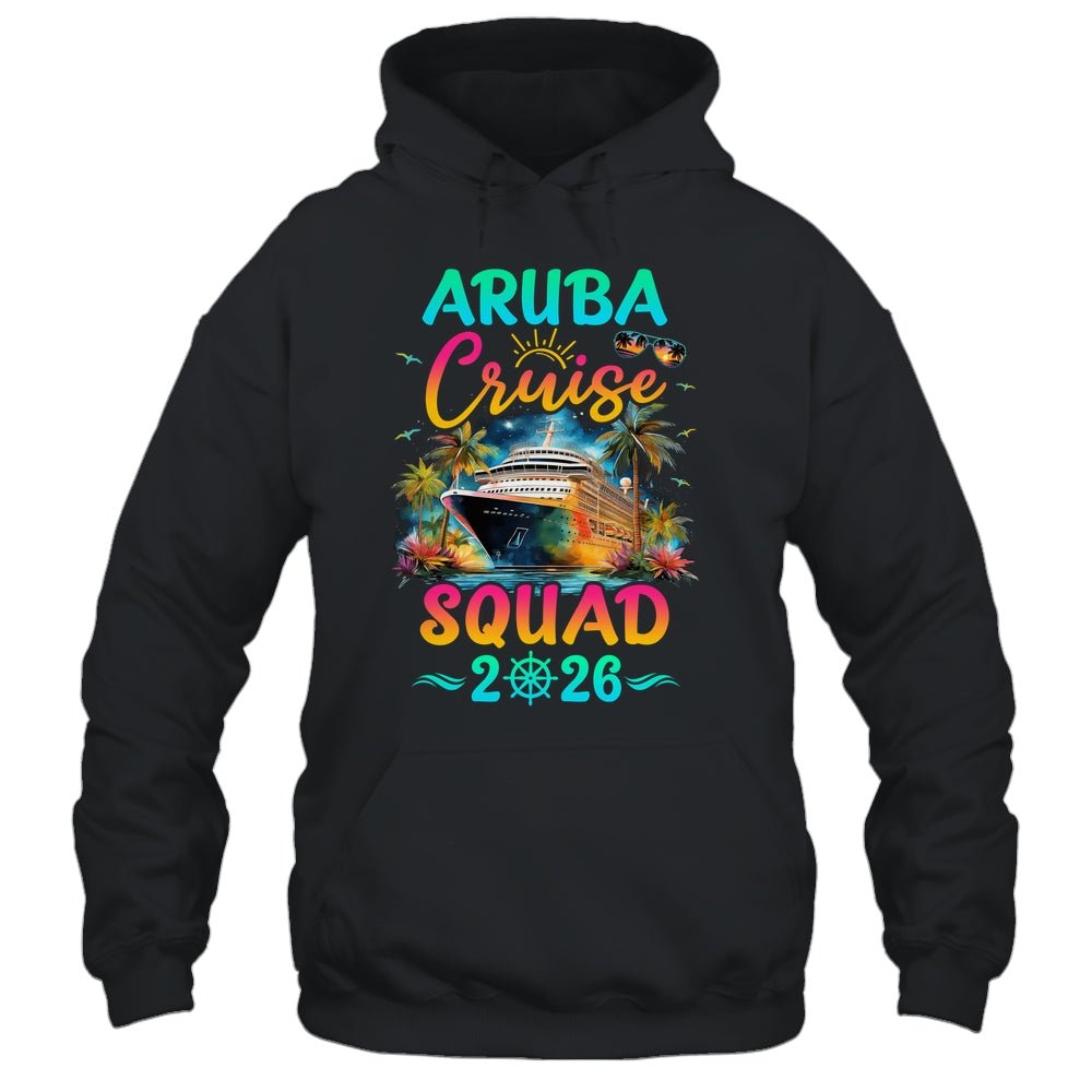 Family Aruba Cruise Squad 2026 Summer Vacation Matching Shirt & Tank Top | siriusteestore