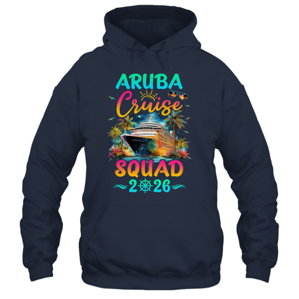 Family Aruba Cruise Squad 2026 Summer Vacation Matching Shirt & Tank Top | siriusteestore