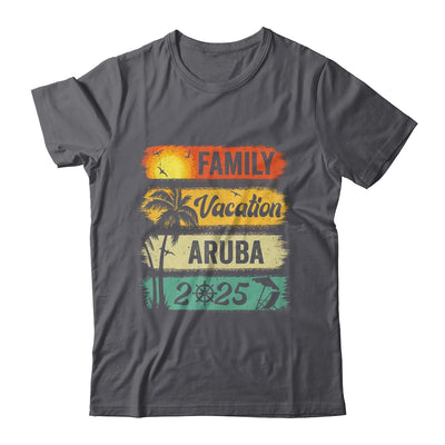 Family Aruba Vacation 2025 Funny Matching Group Family Shirt & Tank Top | siriusteestore