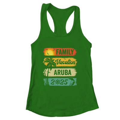 Family Aruba Vacation 2025 Funny Matching Group Family Shirt & Tank Top | siriusteestore