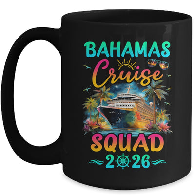 Family Bahamas Cruise Squad 2026 Summer Vacation Matching Mug | siriusteestore