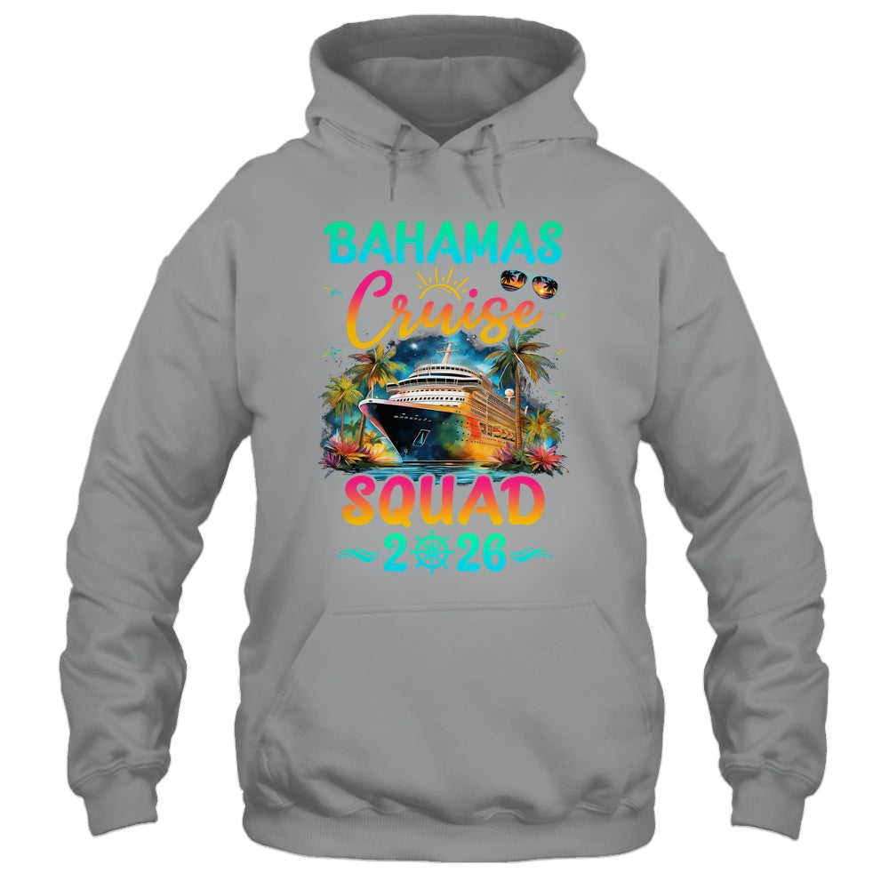Family Bahamas Cruise Squad 2026 Summer Vacation Matching Shirt & Tank Top | siriusteestore