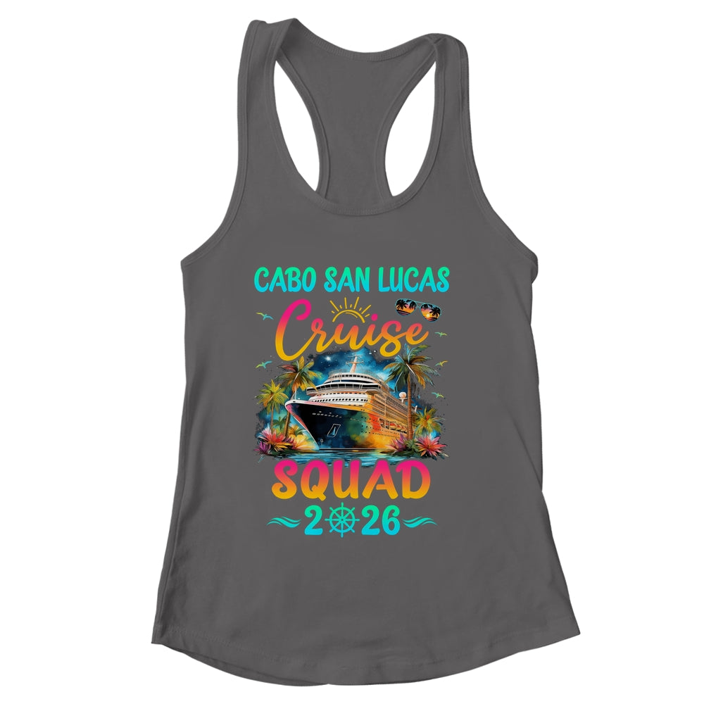 Family Cabo San Lucas Cruise Squad 2026 Summer Vacation Matching Shirt & Tank Top | siriusteestore