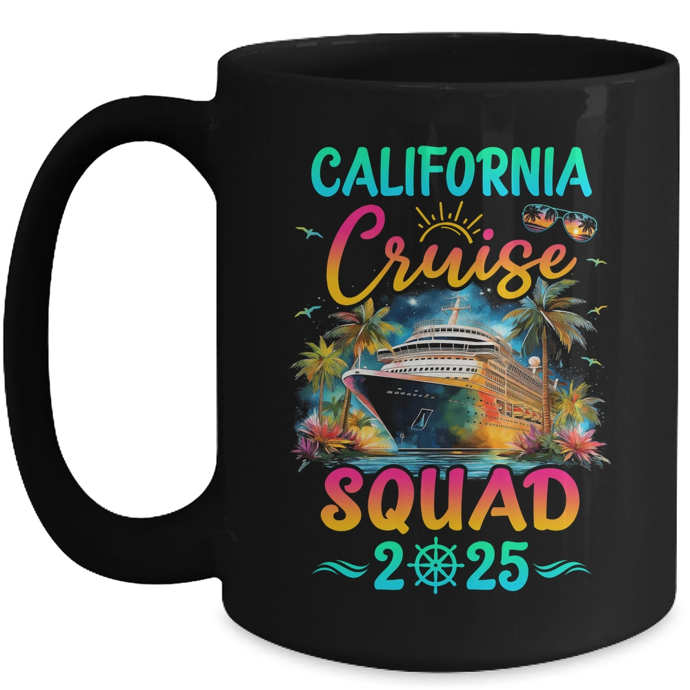 Family California Cruise Squad 2025 Summer Vacation Matching Mug | siriusteestore