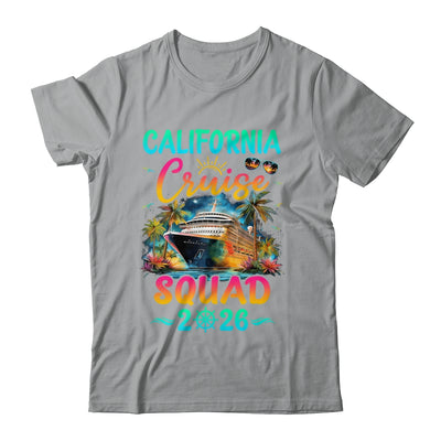 Family California Cruise Squad 2026 Summer Vacation Matching Shirt & Tank Top | siriusteestore