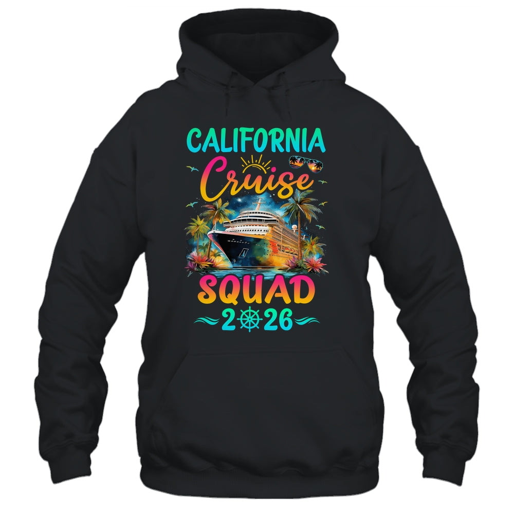 Family California Cruise Squad 2026 Summer Vacation Matching Shirt & Tank Top | siriusteestore