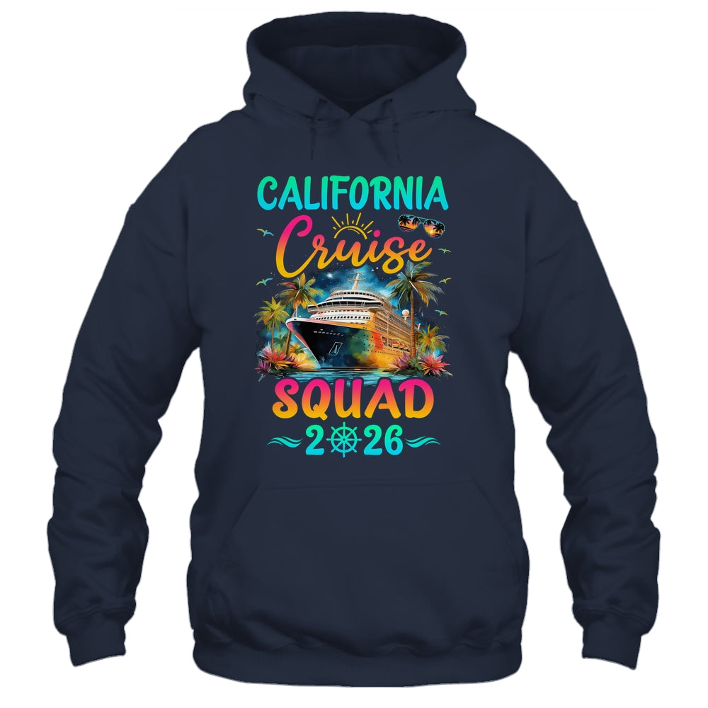 Family California Cruise Squad 2026 Summer Vacation Matching Shirt & Tank Top | siriusteestore