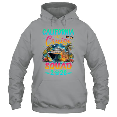 Family California Cruise Squad 2026 Summer Vacation Matching Shirt & Tank Top | siriusteestore