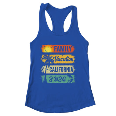 Family California Vacation 2026 Funny Matching Group Family Shirt & Tank Top | siriusteestore