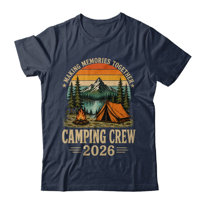Family Camping Crew 2026 Outdoor Camper Group Matching Trip Shirt & Tank Top | siriusteestore