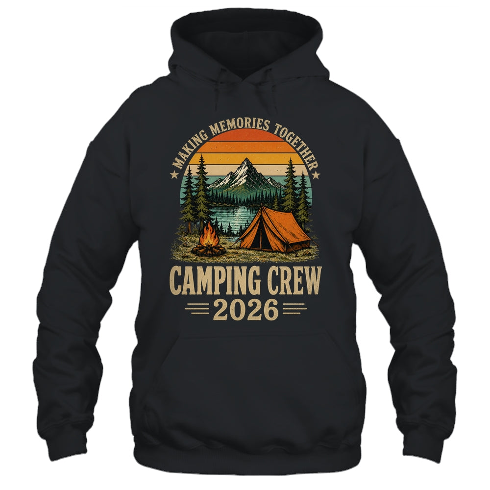 Family Camping Crew 2026 Outdoor Camper Group Matching Trip Shirt & Tank Top | siriusteestore