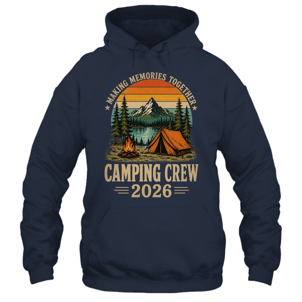 Family Camping Crew 2026 Outdoor Camper Group Matching Trip Shirt & Tank Top | siriusteestore