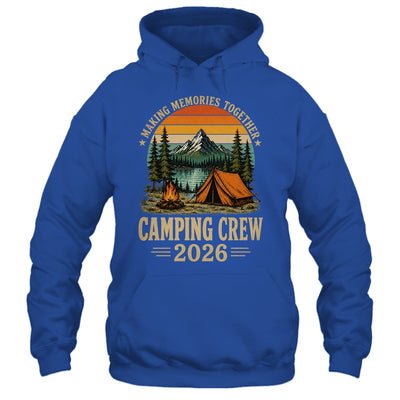 Family Camping Crew 2026 Outdoor Camper Group Matching Trip Shirt & Tank Top | siriusteestore