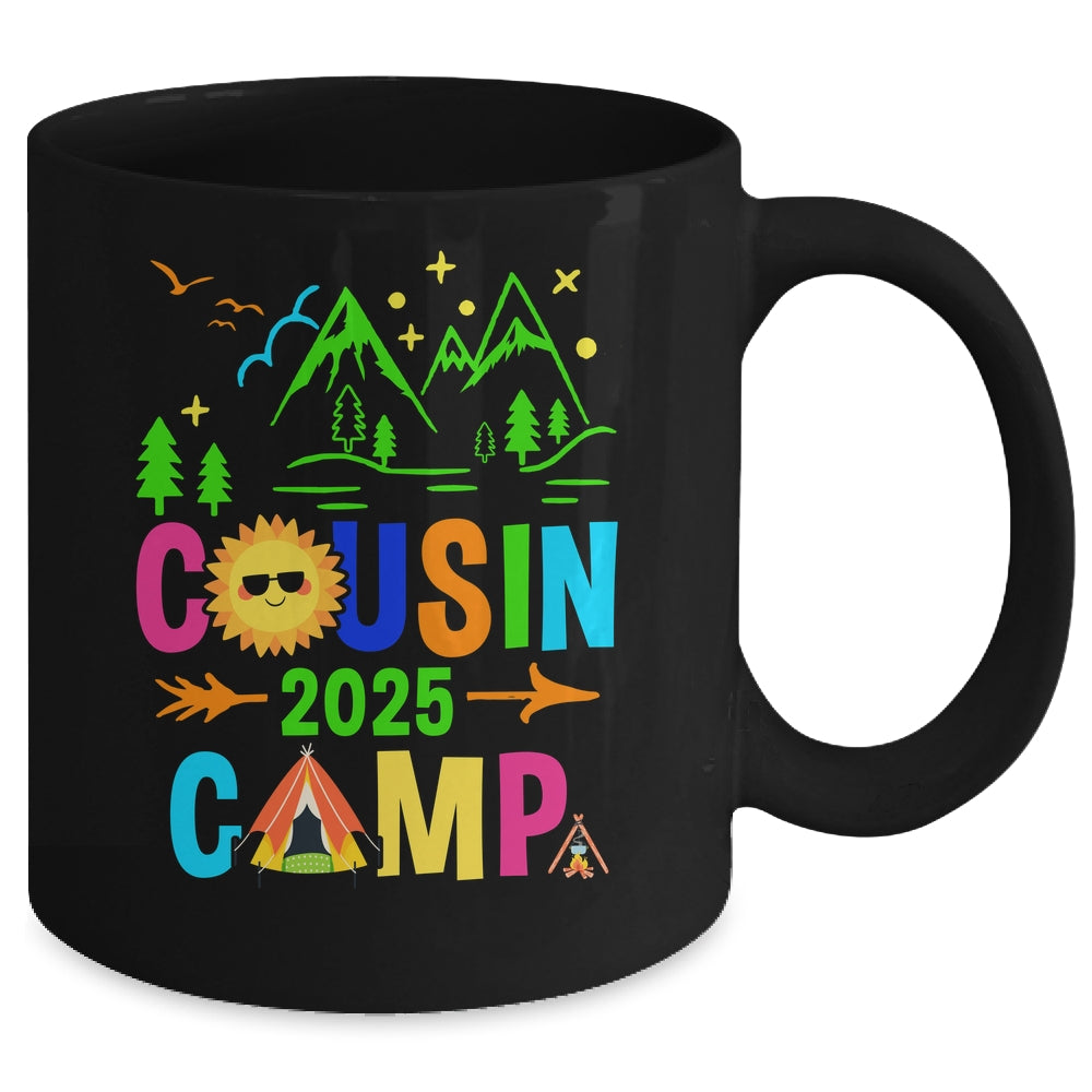 Family Camping Summer Vacation Crew Cousin Camp 2025 Mug | siriusteestore