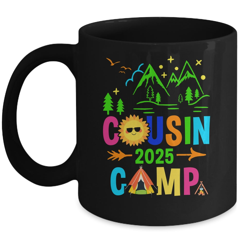 Family Camping Summer Vacation Crew Cousin Camp 2025 Mug | siriusteestore