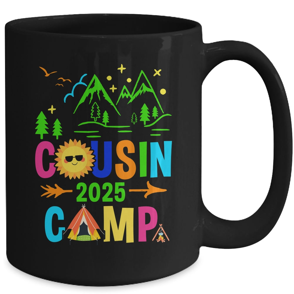 Family Camping Summer Vacation Crew Cousin Camp 2025 Mug | siriusteestore