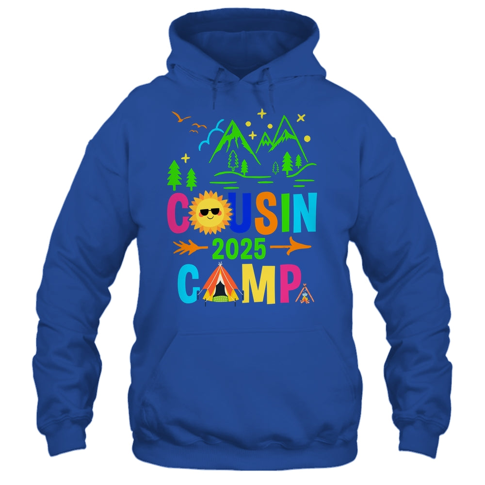 Family Camping Summer Vacation Crew Cousin Camp 2025 Shirt & Tank Top | siriusteestore