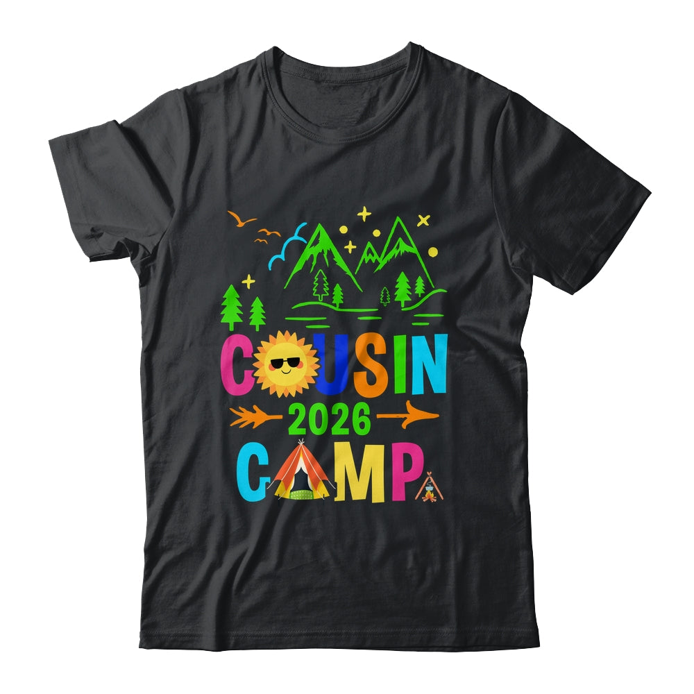 Family Camping Summer Vacation Crew Cousin Camp 2026 Shirt & Hoodie | siriusteestore