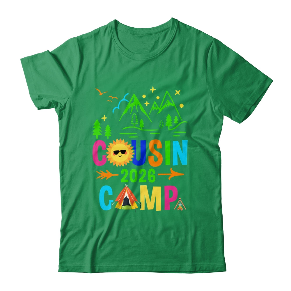 Family Camping Summer Vacation Crew Cousin Camp 2026 Shirt & Hoodie | siriusteestore