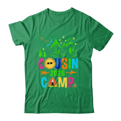 Family Camping Summer Vacation Crew Cousin Camp 2026 Shirt & Hoodie | siriusteestore