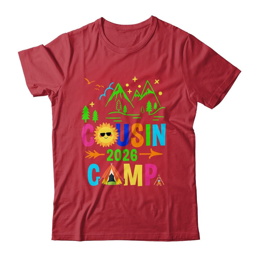 Family Camping Summer Vacation Crew Cousin Camp 2026 Shirt & Hoodie | siriusteestore