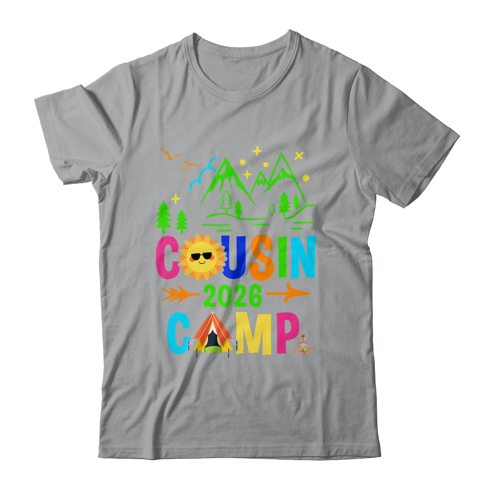 Family Camping Summer Vacation Crew Cousin Camp 2026 Shirt & Hoodie | siriusteestore