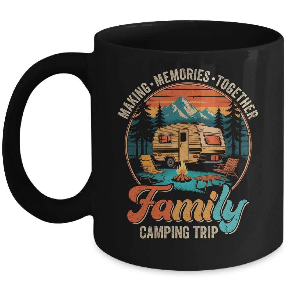 Family Camping Trip Memories Camper Matching Crew Vintage Mug | siriusteestore