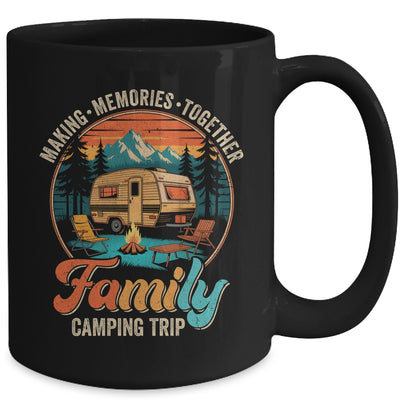 Family Camping Trip Memories Camper Matching Crew Vintage Mug | siriusteestore