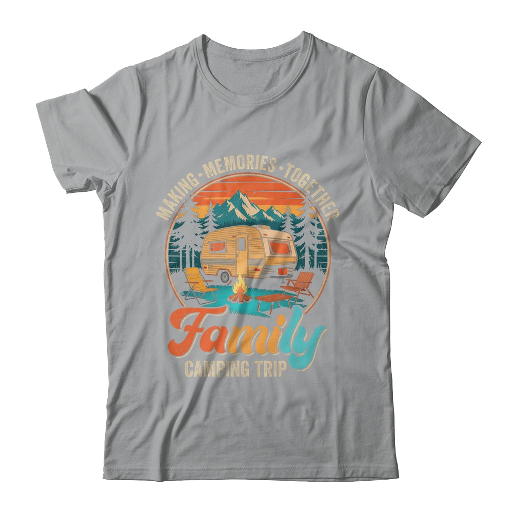Family Camping Trip Memories Camper Matching Crew Vintage Shirt & Tank Top | siriusteestore