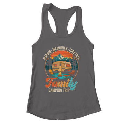Family Camping Trip Memories Camper Matching Crew Vintage Shirt & Tank Top | siriusteestore