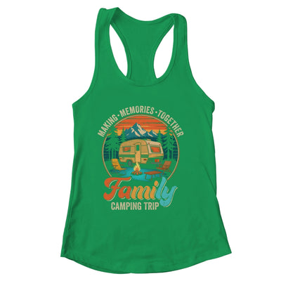Family Camping Trip Memories Camper Matching Crew Vintage Shirt & Tank Top | siriusteestore