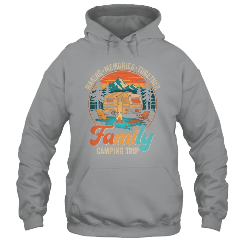 Family Camping Trip Memories Camper Matching Crew Vintage Shirt & Tank Top | siriusteestore