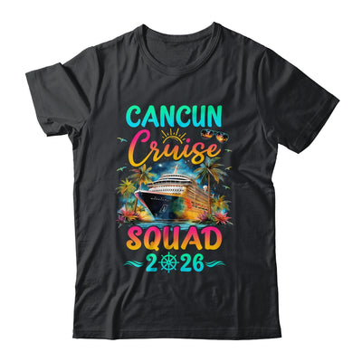 Family Cancun Cruise Squad 2026 Summer Vacation Matching Shirt & Tank Top | siriusteestore