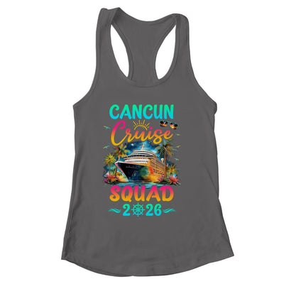 Family Cancun Cruise Squad 2026 Summer Vacation Matching Shirt & Tank Top | siriusteestore