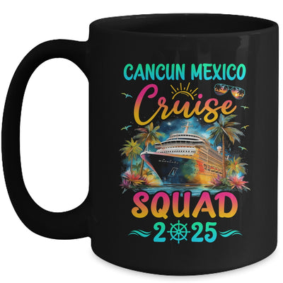 Family Cancun Mexico Cruise Squad 2025 Summer Vacation Matching Mug | siriusteestore