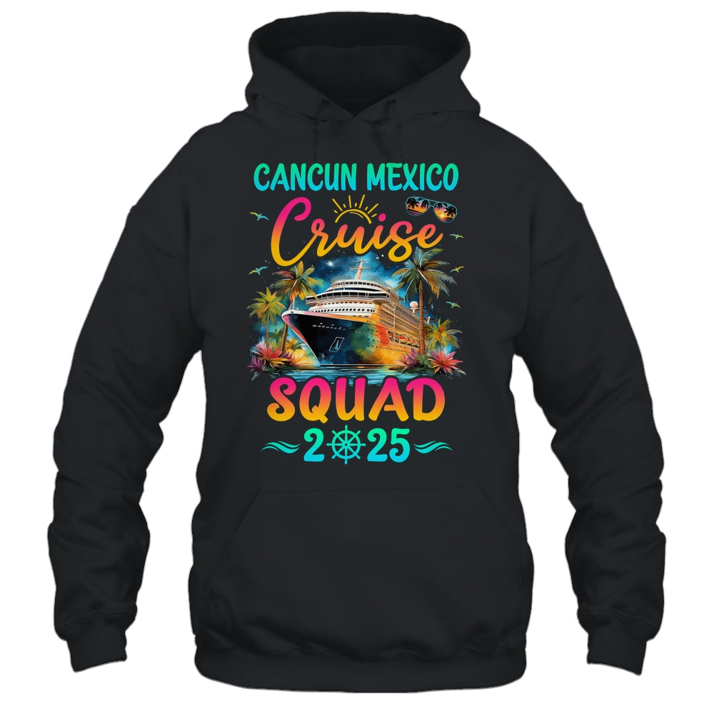 Family Cancun Mexico Cruise Squad 2025 Summer Vacation Matching Shirt & Tank Top | siriusteestore