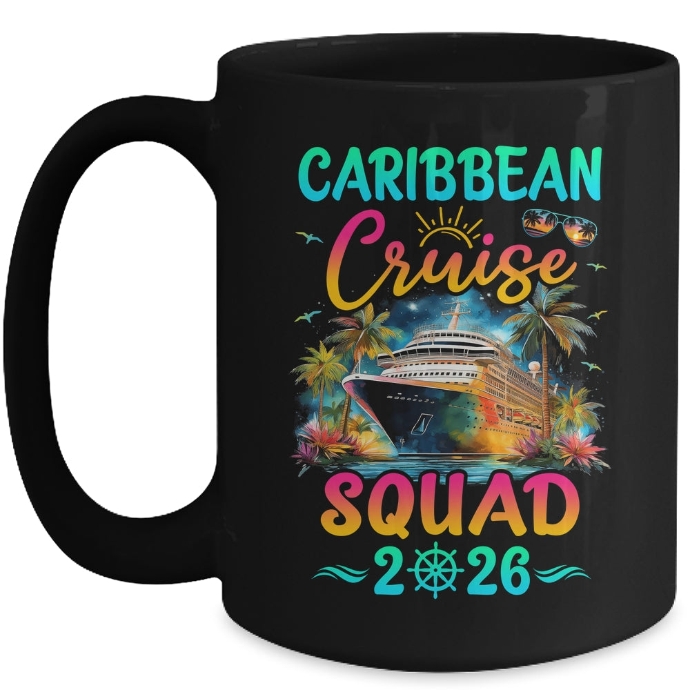 Family Caribbean Cruise Squad 2026 Summer Vacation Matching Mug | siriusteestore