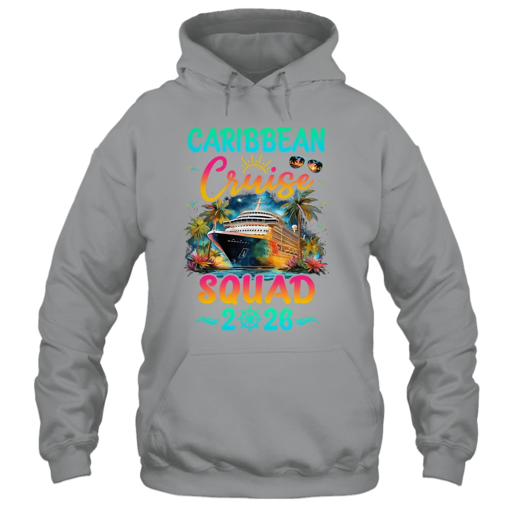 Family Caribbean Cruise Squad 2026 Summer Vacation Matching Shirt & Tank Top | siriusteestore