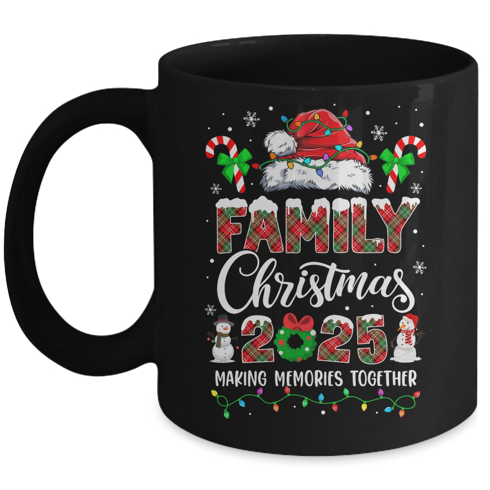 Family Christmas 2025 Funny Matching Squad Santa Elf Xmas Mug | siriusteestore